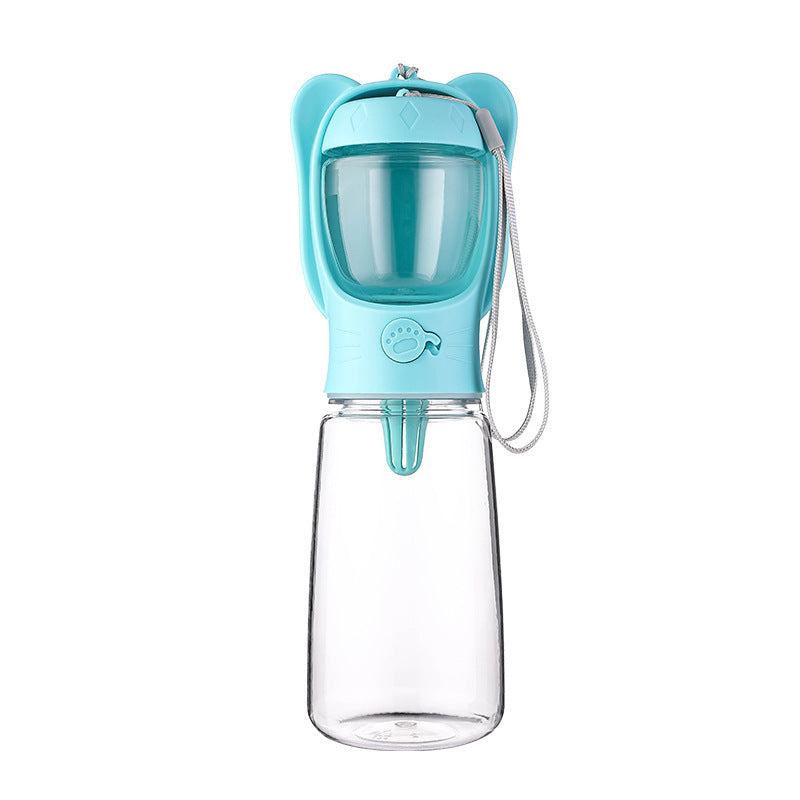 PetHydraLife 2-in-1 portable pet water bottle with food compartment - alternate product view 4