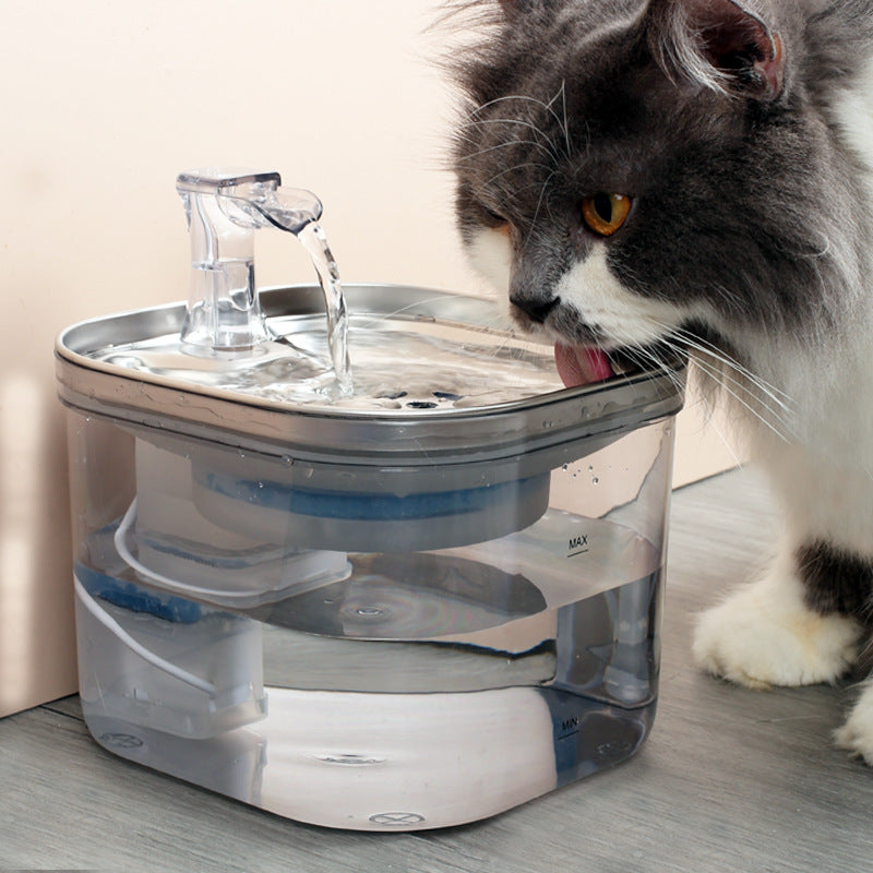 PetHydraLife Flow 2L stainless steel pet water fountain - alternate product view 9