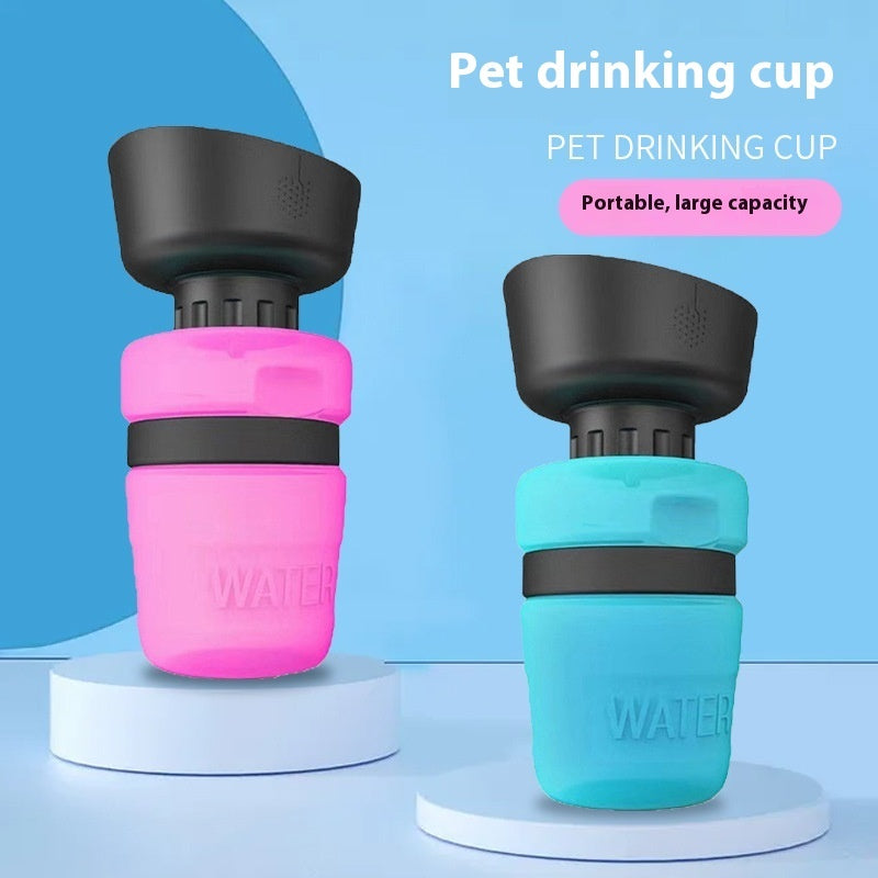 PetHydraLife foldable 520ml dog water bottle