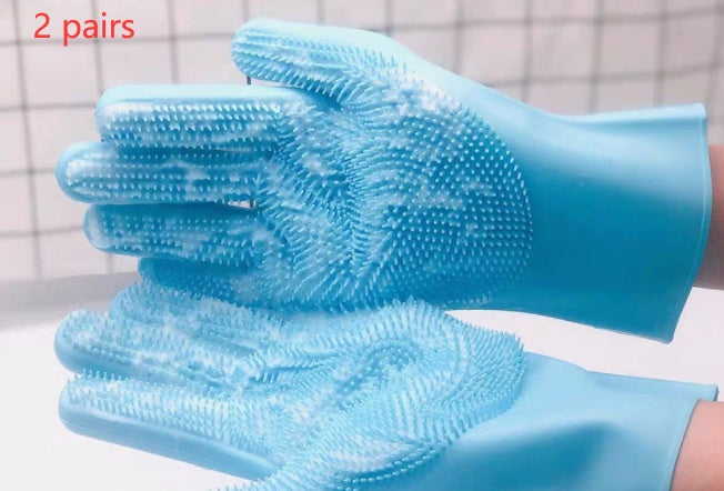 PetHydraLife silicone grooming and massage glove for cats and dogs - alternate product view 2