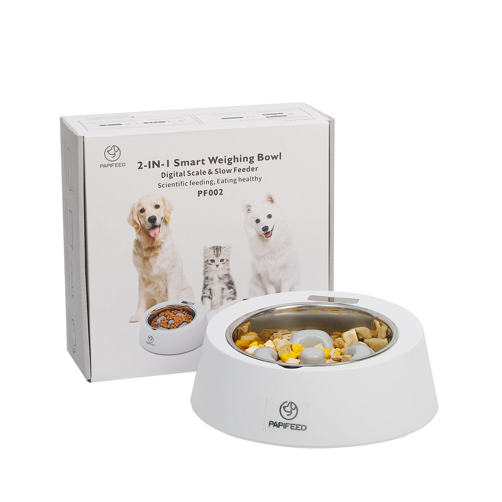 PetHydraLife smart portion feeder bowl with digital weighing display - alternate product view 5