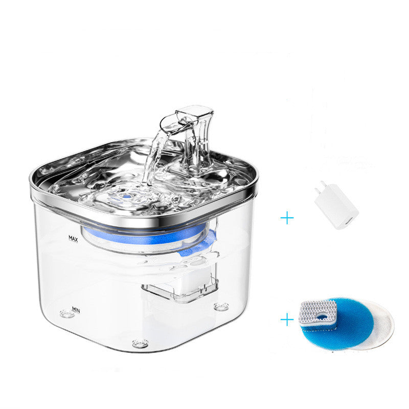PetHydraLife Flow 2L stainless steel pet water fountain - alternate product view 10
