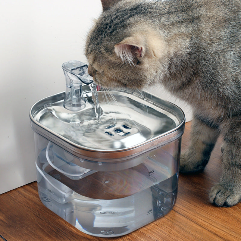 PetHydraLife Flow 2L stainless steel pet water fountain - alternate product view 6